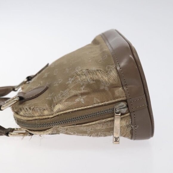 LOUIS VUITTON Monogram Satin Little Alma Hand Bag Gray M92147 LV Auth MY080 - Picture 4 of 16